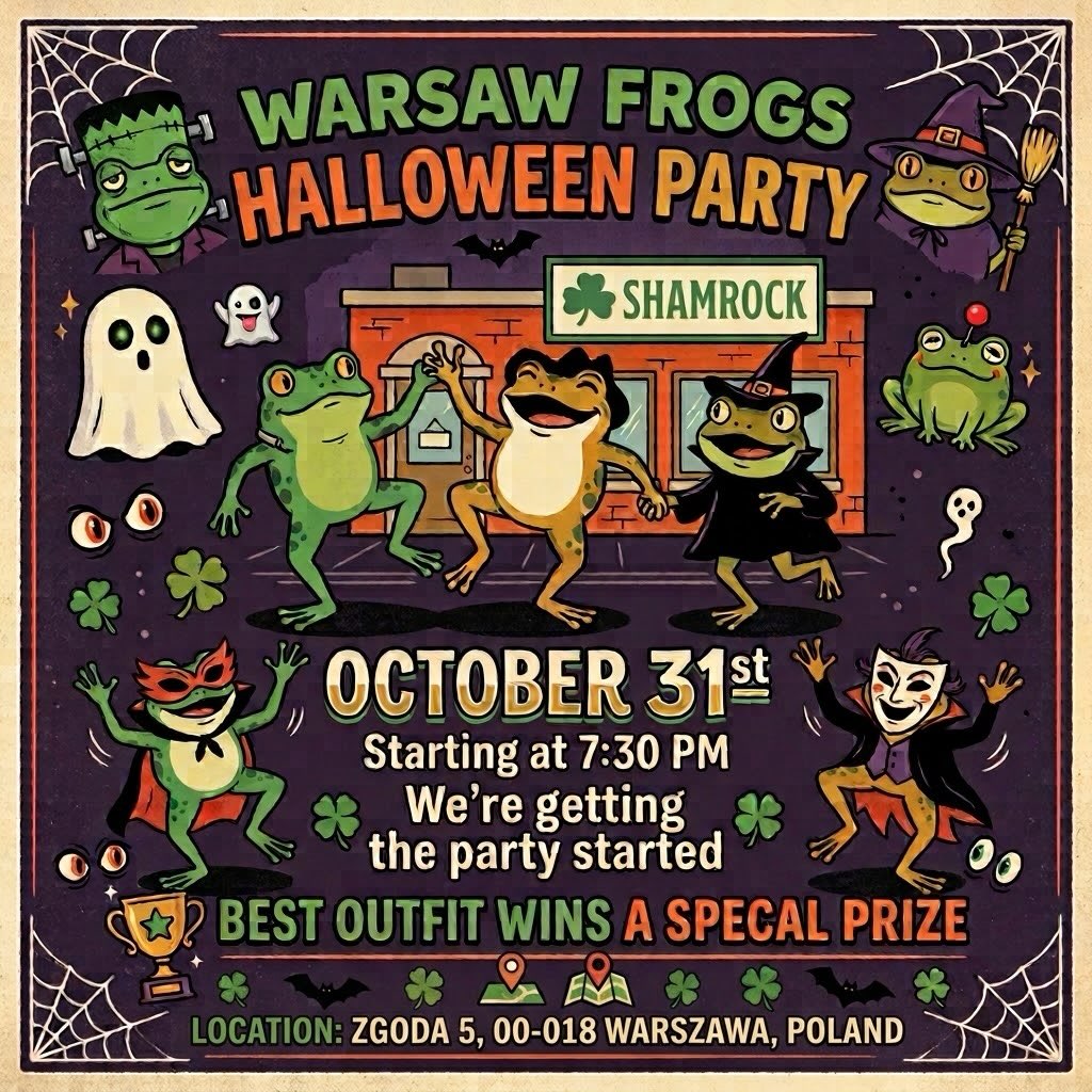 Warsaw Frogs Halloween Party